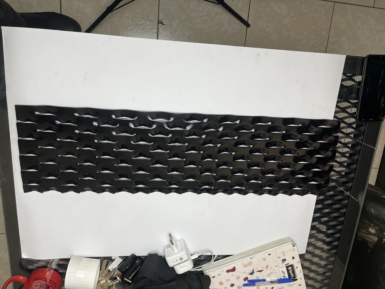 نمونه پنل اکسپندد متال برای کاربرد صنعتی